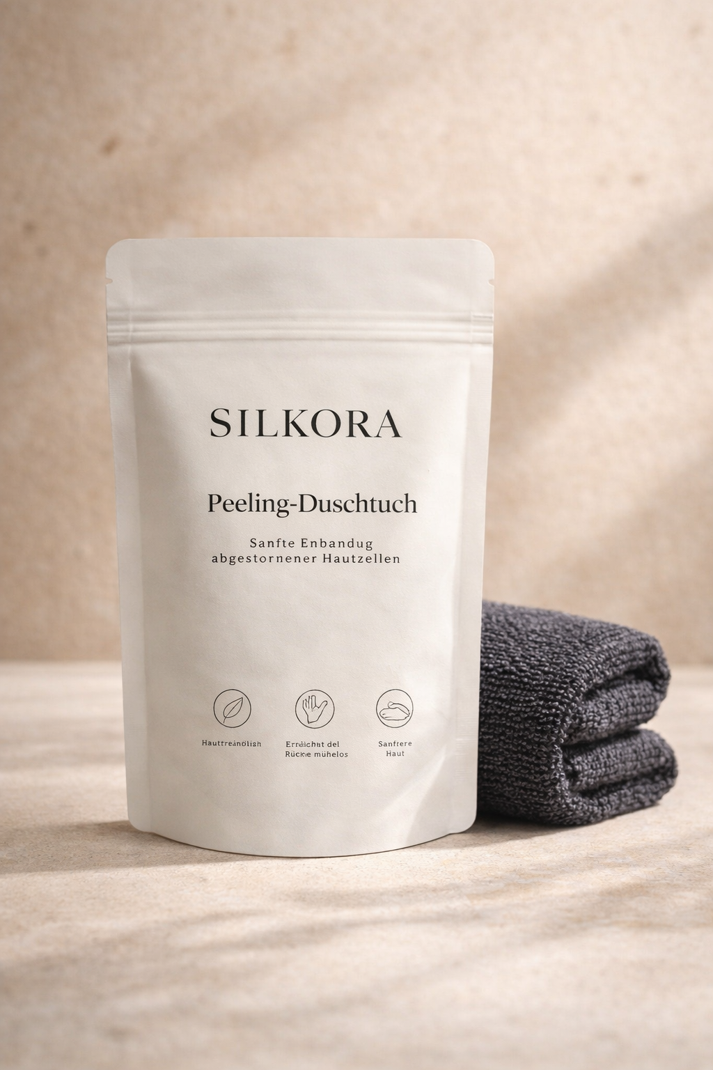 Silkora-Japanisches Peeling-Duschtuch